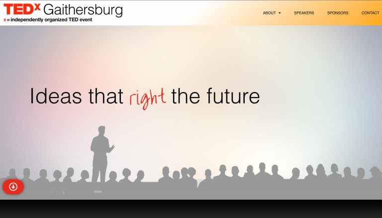 TedX Gaithersburg Homepage