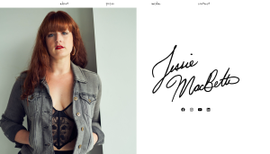 Jessie MacBeth Actress Website